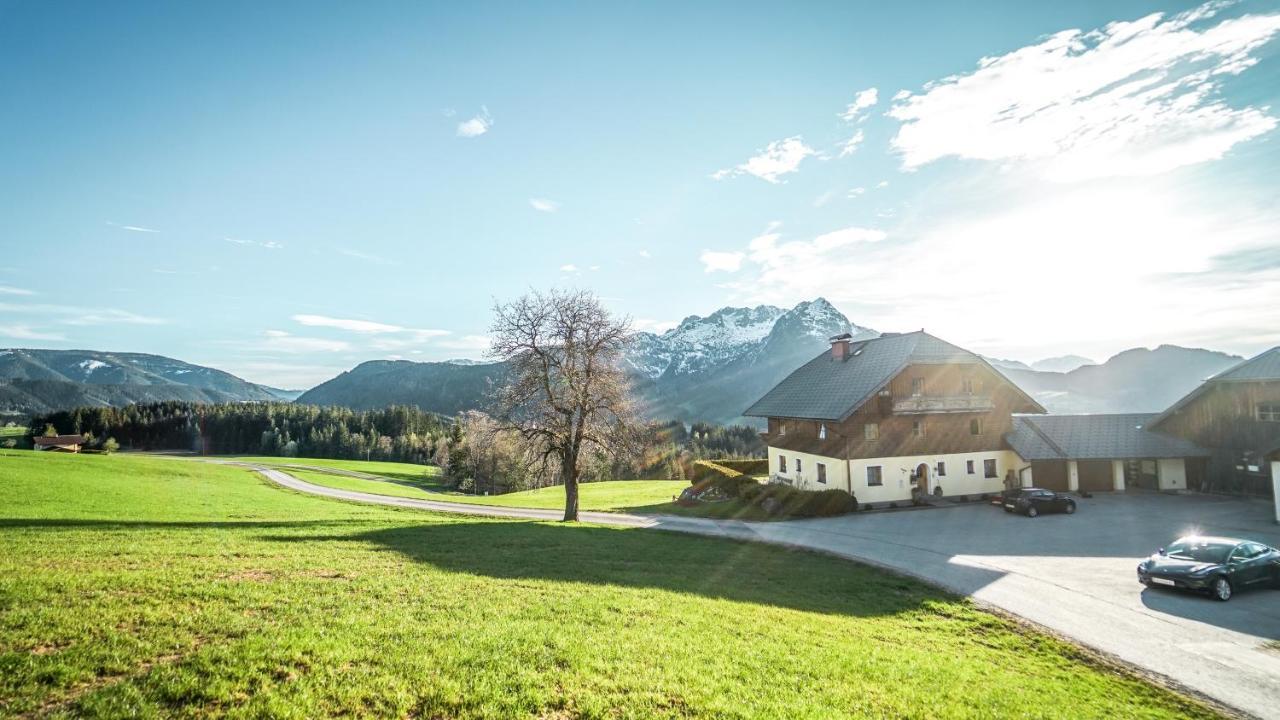 Bio Bauernhof Oberhinterberg Appartement Annaberg im Lammertal Exteriér fotografie