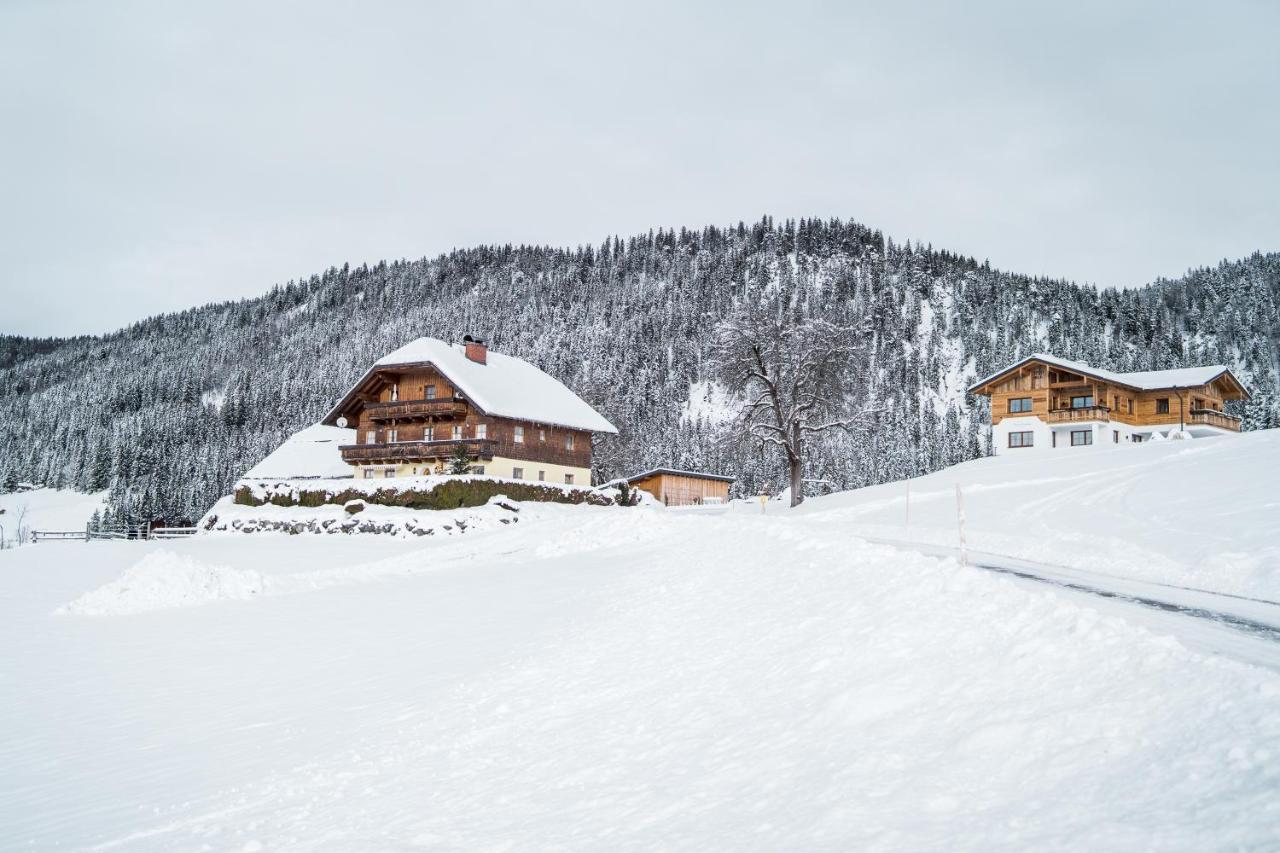 Bio Bauernhof Oberhinterberg Appartement Annaberg im Lammertal Exteriér fotografie